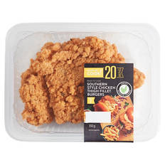 RSPCA Approved Southern Style Chicken Thigh Fillet Burger 350g